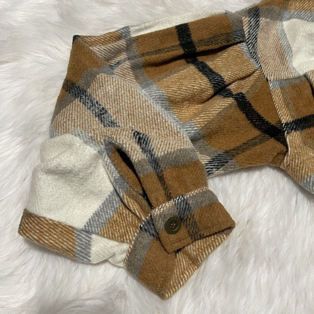 KENDRA Plaid Shacket New - Picture 7 of 10